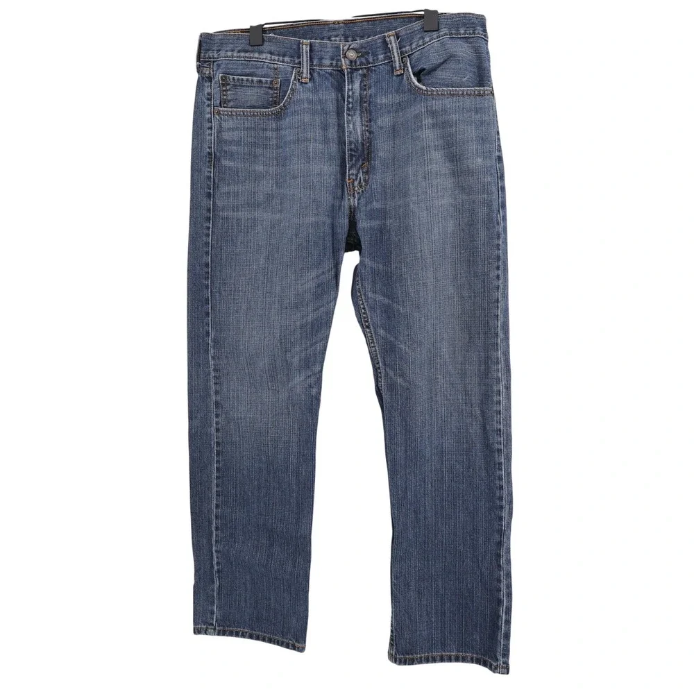 Levi's 505 Regular Fit Jeans 100% Cotton Denim Mens 36x30  (Inseam measures 29
